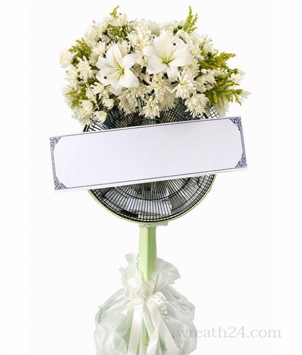 พวงหรีดพัดลมขนาดใหญ่ แข็งแรง ใช้งานระยะยาว